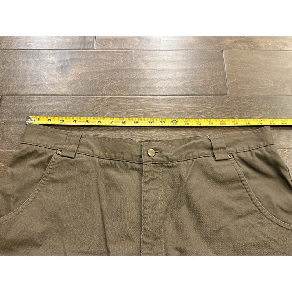 Duluth Trading Relaxed Fit Mens Brown Canvas Work Pants Size 40 100% Cotton - Picture 8 of 8